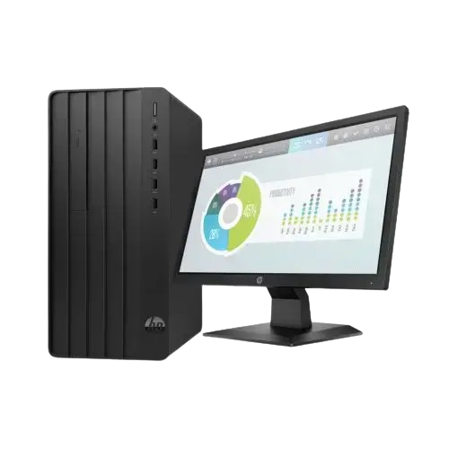 HP Pro Tower 290 G9 Desktop PC – 14th Gen Intel Core i7, 8GB RAM, 512GB SSD with 22-inch Full HD Monitor