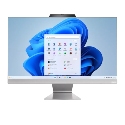 ASUS All-in-One 24 Desktop PC – 13th Gen Intel Core i5, 8GB RAM, 512GB SSD, 24-inch Full HD Display (Black)