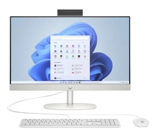 HP All-in-One 24 Desktop PC – 13th Gen Intel Core i7, 16GB RAM, 512GB SSD, 24-inch Full HD Non-Touch Display