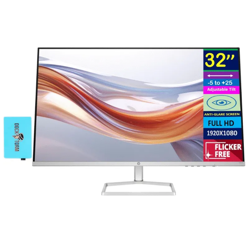 HP Series 5 532sf 31.5 Inches FHD Monitor Black Color - Image 2